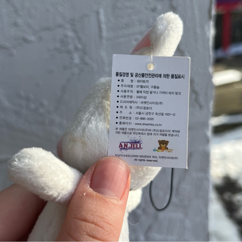 You’re Beautiful Korea Pig Rabbit Keychain! - Picture 5 of 5